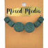 Flat Round & Tube Lava Beads (available in 5 colours)